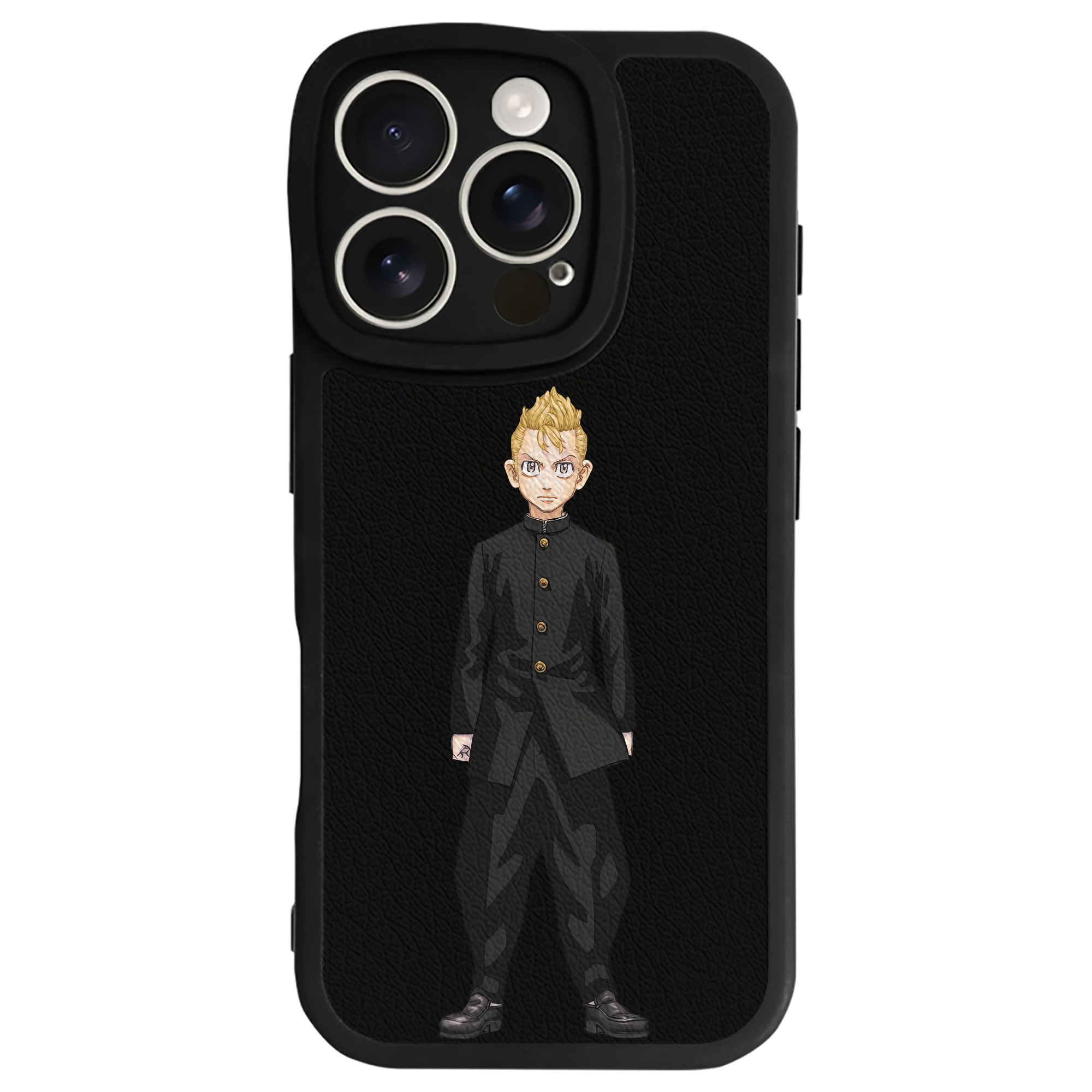 （画像用） 東京リベンジャーズ Tokyo Revengers 【iPhone 16シリーズ対応】シリコンスマホケース（レザー調） 材質：シリコン
